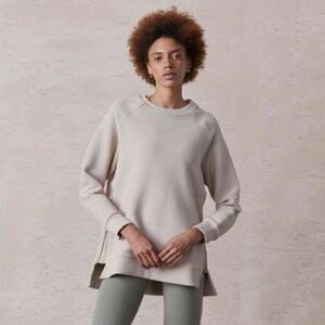 Varley Manning Sweat Ottoman Pullover in Grey Women's Small